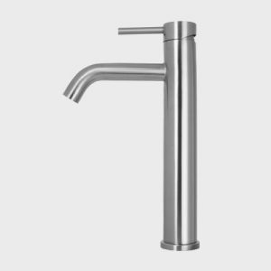 Steel Wave hög i rostfritt stål